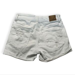 American Eagle White Distresed shorts